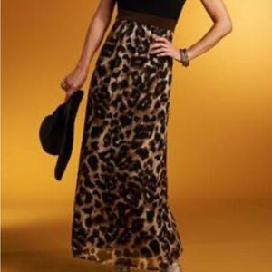 Leopard Print Maxi dress